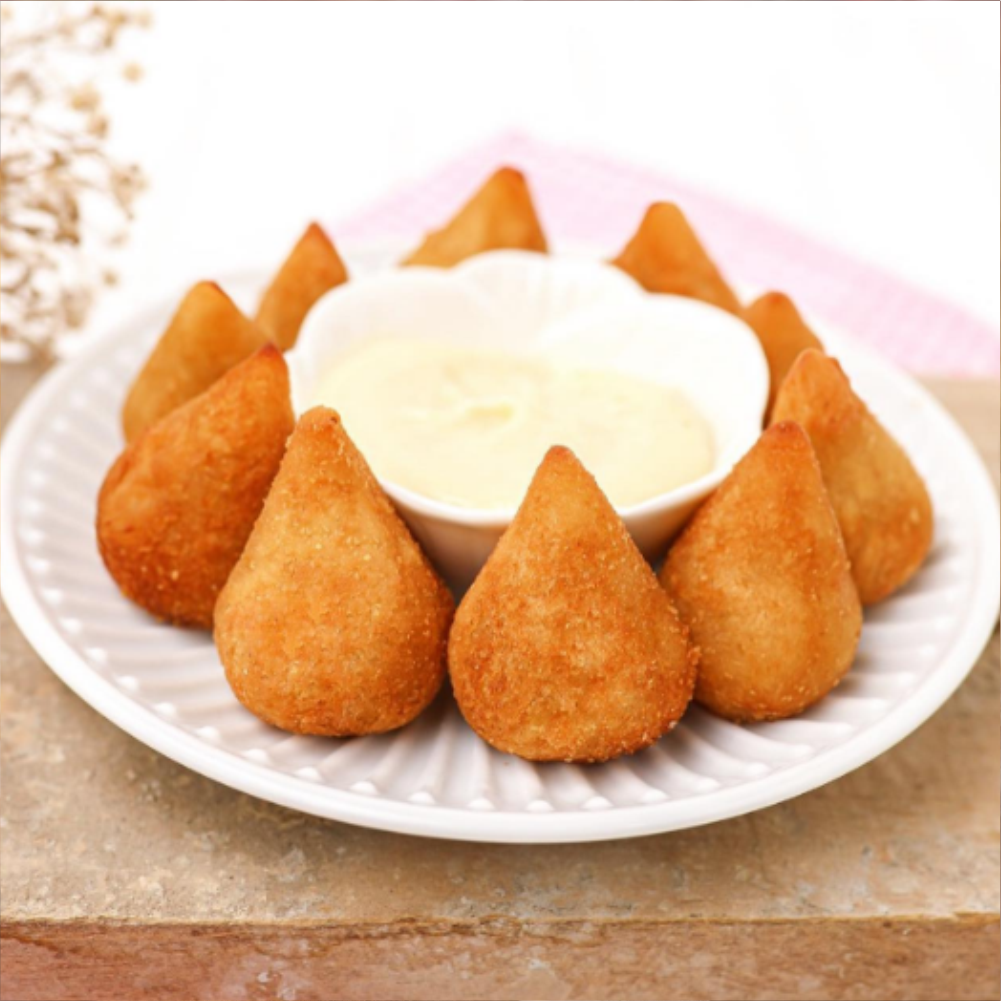 MINI COXINHAS DE FRANGO